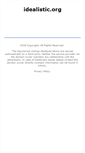 Mobile Screenshot of idealistic.org