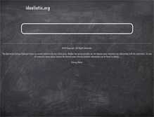 Tablet Screenshot of idealistic.org